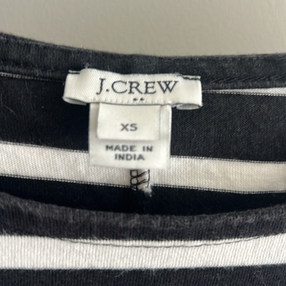 J.Crew Factory Size XS Striped Dress with Flutter Sleeves - Picture 3 of 17